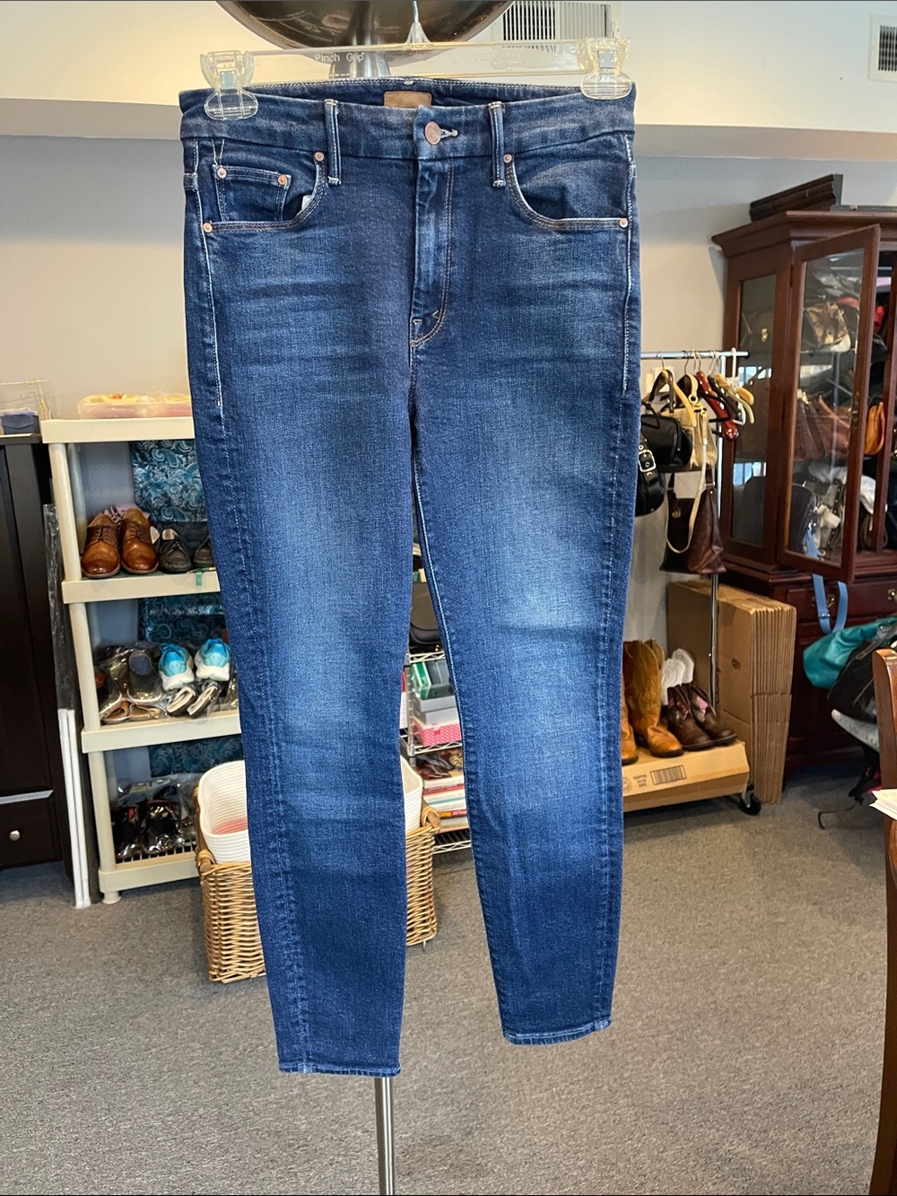 MOTHER High Waisted Looker Ankle: size 28, “These Boots Are Made for Walking”